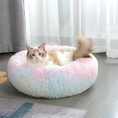 Fluffy Donut Pet Bed