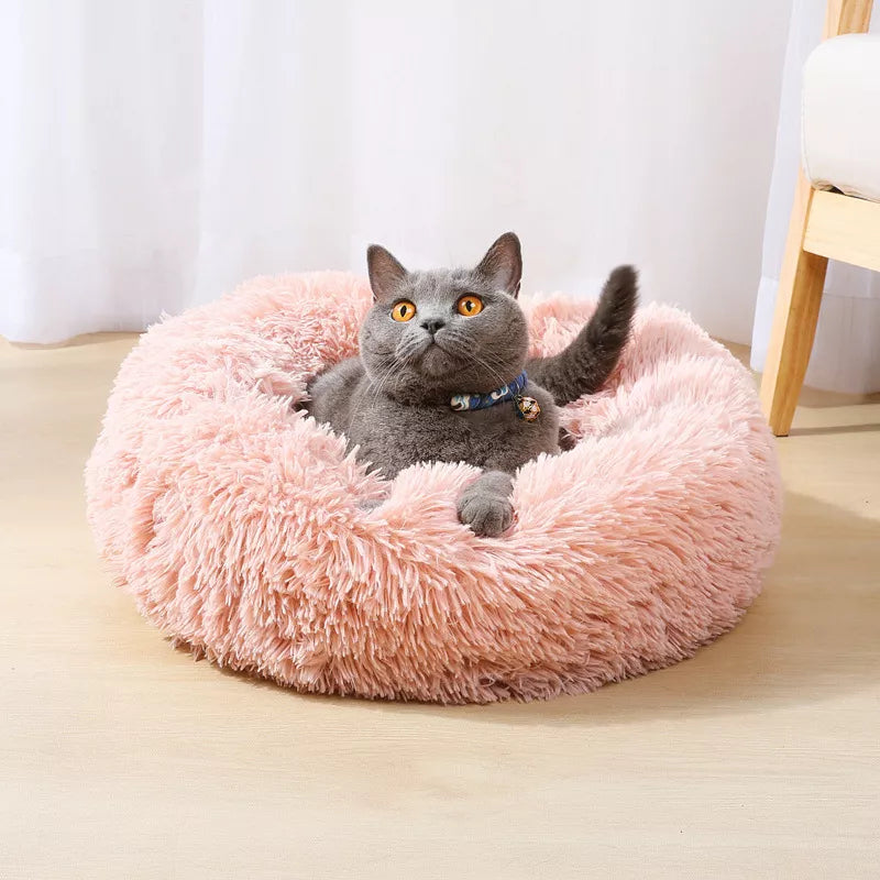 Fluffy Donut Pet Bed