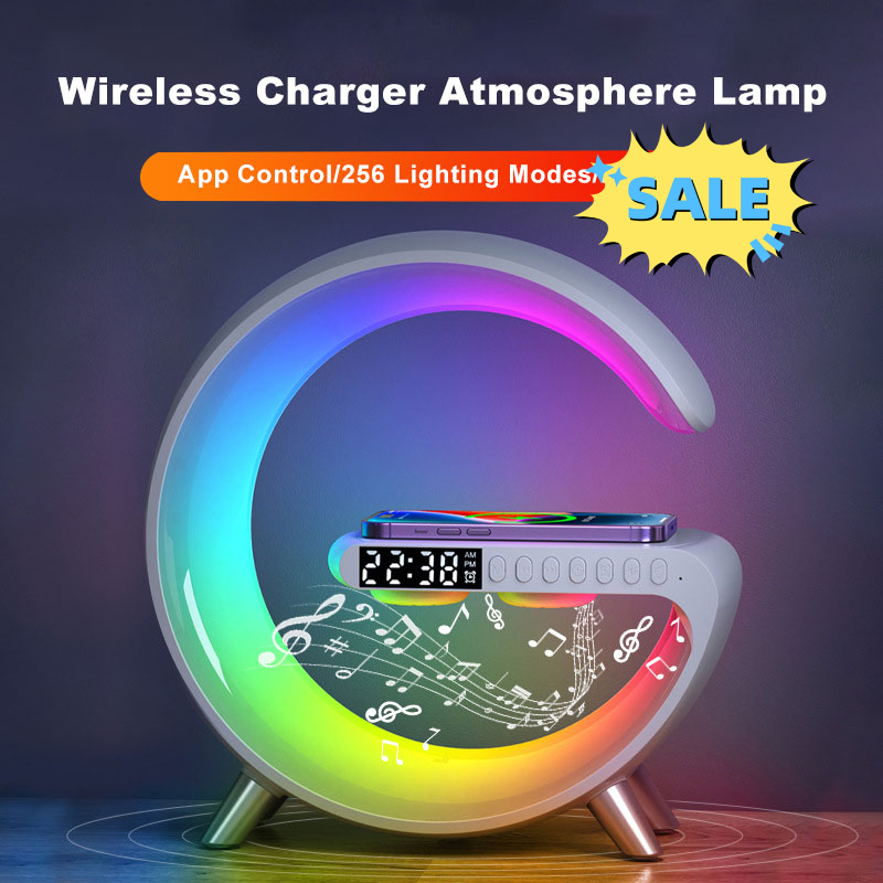 AtmoGlow: Illuminate, Charge, Elevate Your Space!