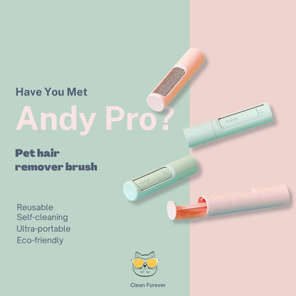 Andy Pro Pet Hair Remover (Reusable) - Clean FURever - Lint Rollers