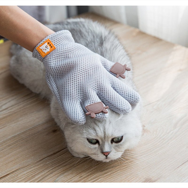 Purrfect Pet Pampering Glove - Hair Removal and Massage Magic! - Clean FURever - Animals & Pet Supplies